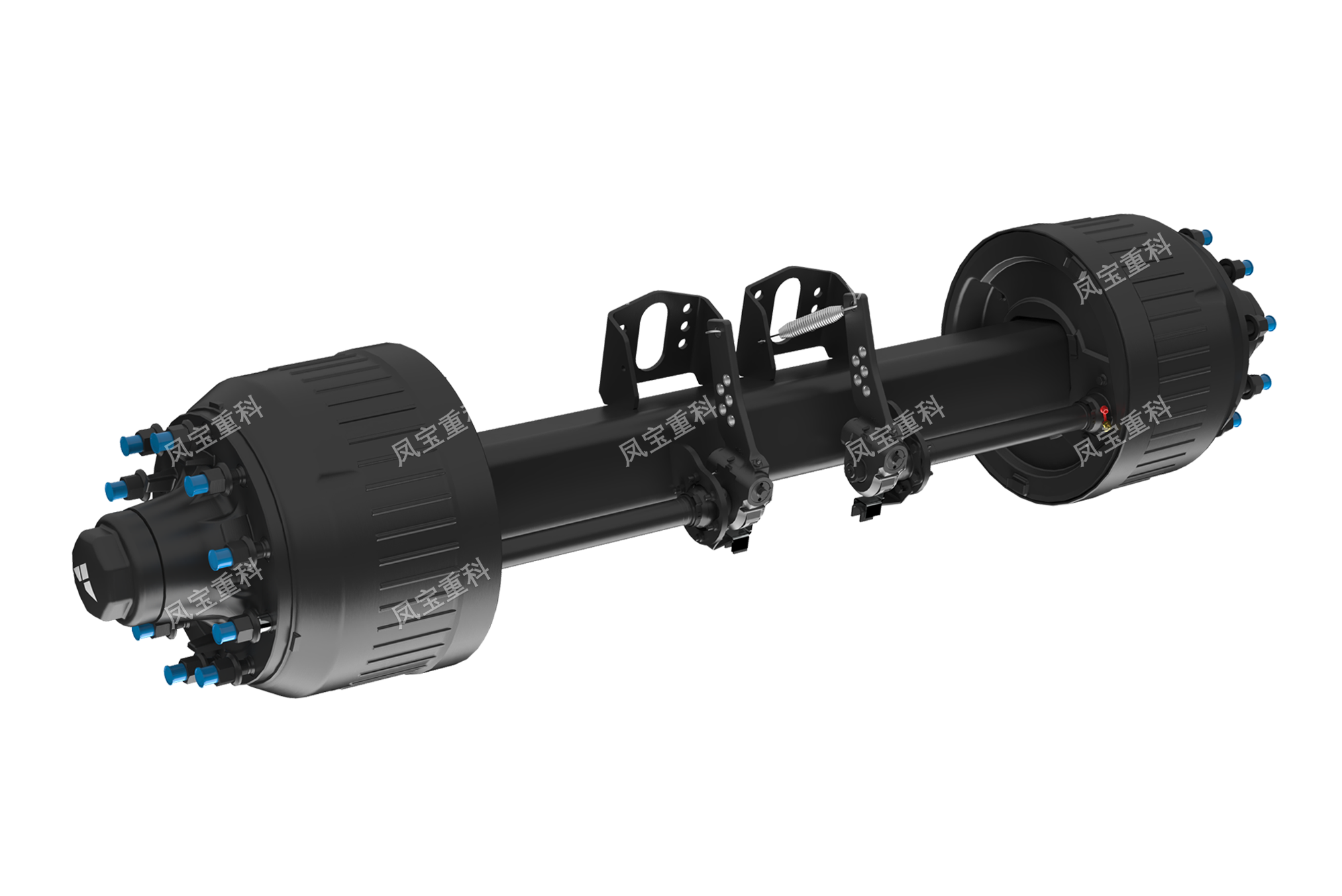 14T德式鼓刹车轴